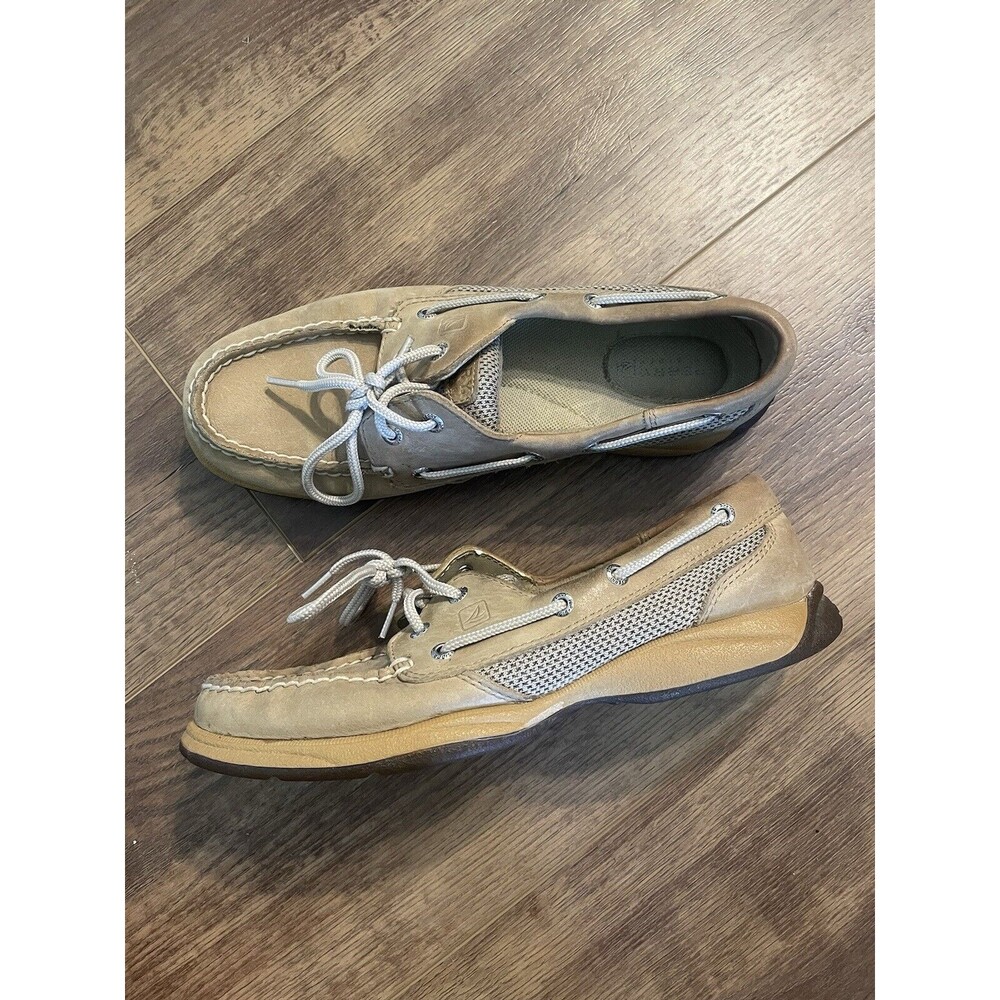 SPERRY TOP SIDER Rosefish Brown/Tan Leather Boat Shoes Women's 7.5 M Casual